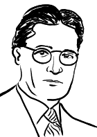 Drawing of Howard Walter Florey